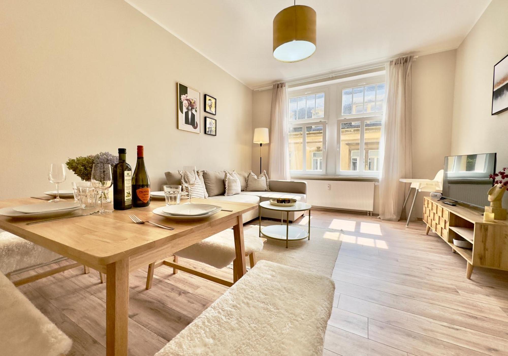 Bautzen Living Appartement - Zentrumslage Parkplatz Babybett 외부 사진